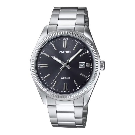 CASIO Men's Analog Stainless Steel Watch - MTP-1302D-1A1