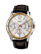 Casio Men Leather Watch MTP-1374L-7A