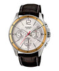 Casio Men Leather Watch MTP-1374L-7A