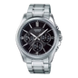 Casio Classic Multifunction Silver St.Steel Black Dial for Men
