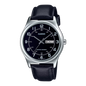 Casio MTP-V006L-1B2 Men's Black Leather Band Black