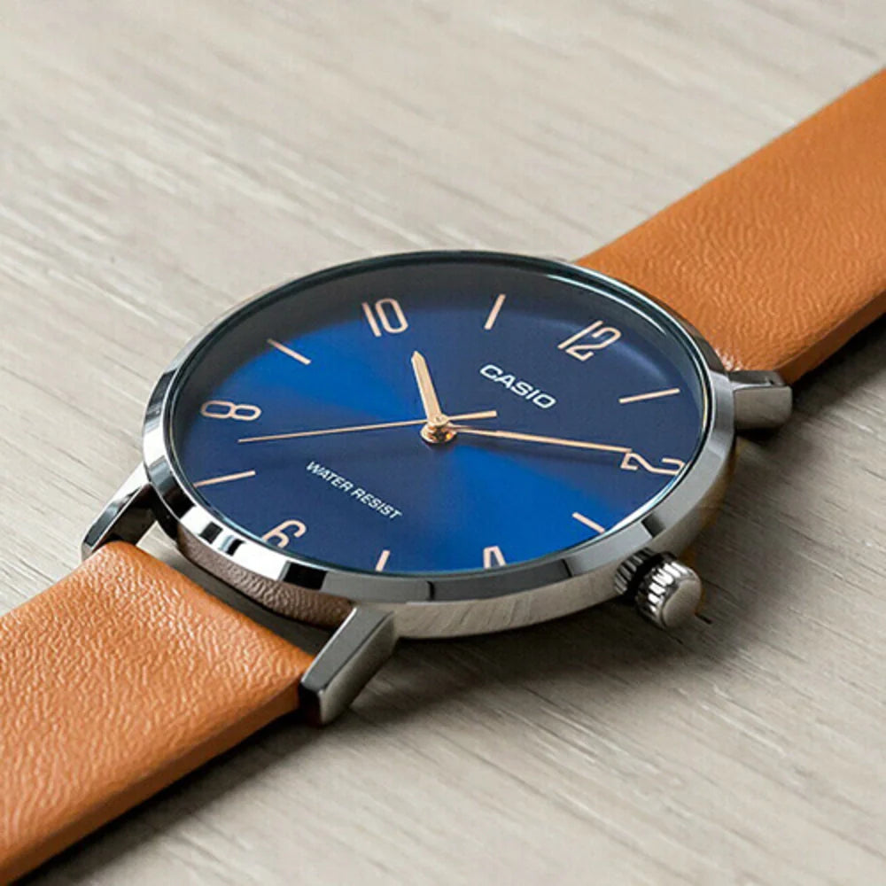 Casio men's watch MTP-VT01L-2B2