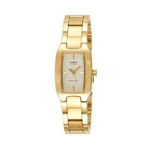 Casio LTP-1165N-9CRDF Stainless Steel Gold Watch, Women Watches