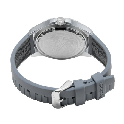 Reebok RV-COT-G3-A1IA-AW Grey Rubber Band Grey Dial For Men