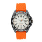 Reebok RV-EMB-G3-PAIO-1B Orange Rubber Band White Dial For Men
