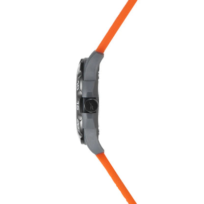Reebok RV-EMB-G3-PAIO-1B Orange Rubber Band White Dial For Men