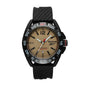 Reebok RV-EMB-G3-PBIB-SB Black Rubber Beige Black Dial For Men