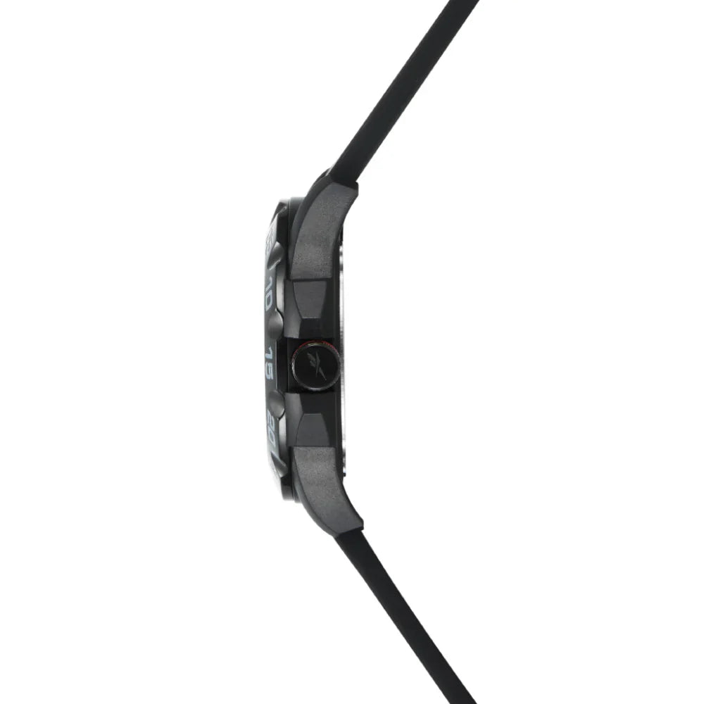 Reebok RV-EMB-G3-PBIB-SB Black Rubber Beige Black Dial For Men