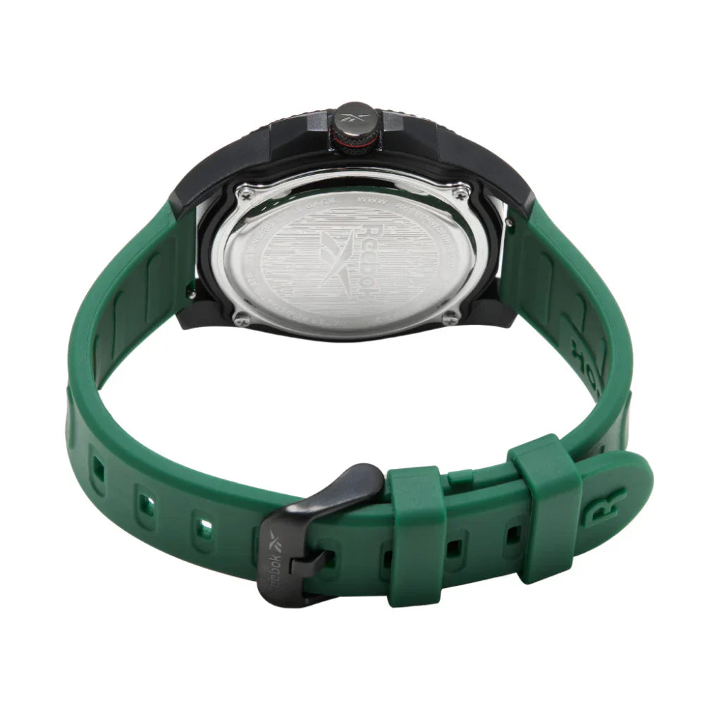Reebok RV-GRD-G3-PGIG-GW Green Rubber Band Green Dial For Men