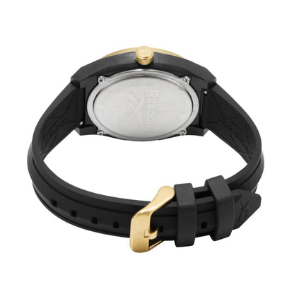 Reebok RV-LGA-G3-PBIB-A2 Black Rubber Band Black Dial For Men