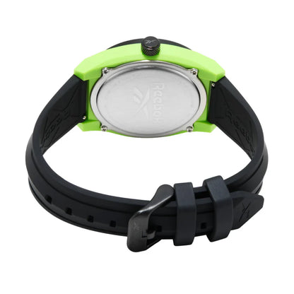Reebok RV-LGA-G3-PHIB-BH Black Rubber Band Black Dial For Men