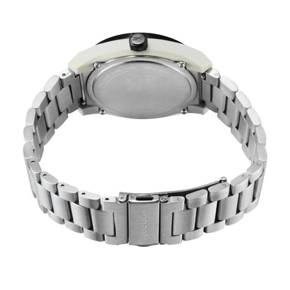 Reebok RV-LGA-G3-PSS1-BY Silver Steel Band Black Dial For Men
