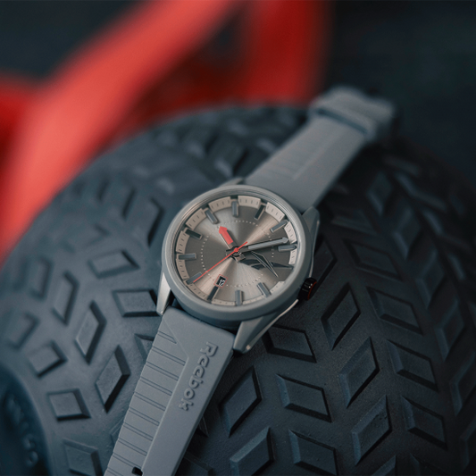 Reebok RV-ROV-G3-PAIA-AR Grey Rubber Band Grey Dial For Men