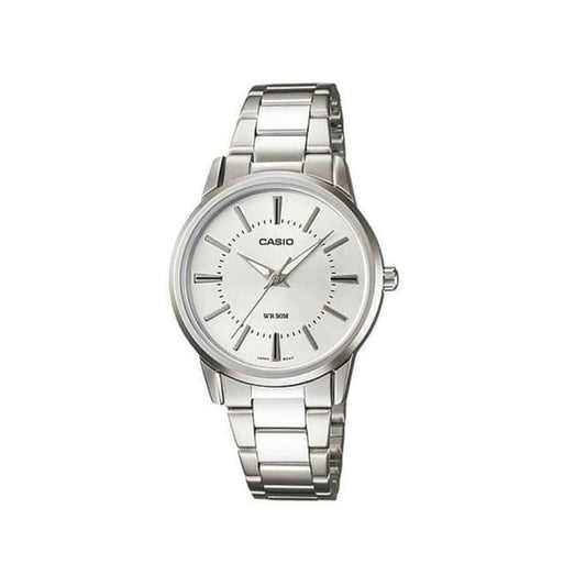 Casio LTP-1303D-7AVDF Stainless Steel Silver Watch, Women Watches