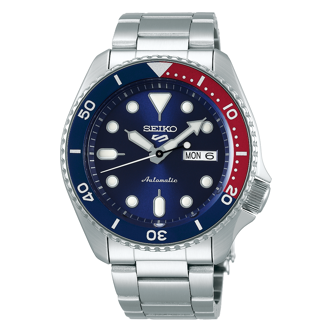 SEIKO SRPD53K1 SILVER STEEL BAND NAVY BLUE DIAL FOR MEN