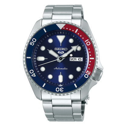 SEIKO SRPD53K1 SILVER STEEL BAND NAVY BLUE DIAL FOR MEN