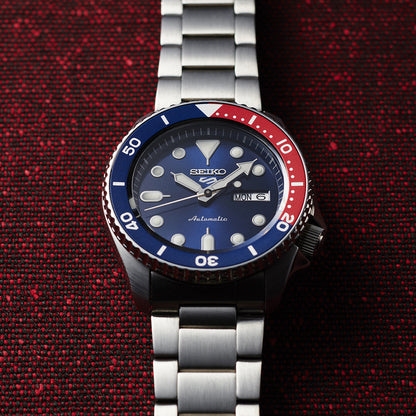 SEIKO SRPD53K1 SILVER STEEL BAND NAVY BLUE DIAL FOR MEN