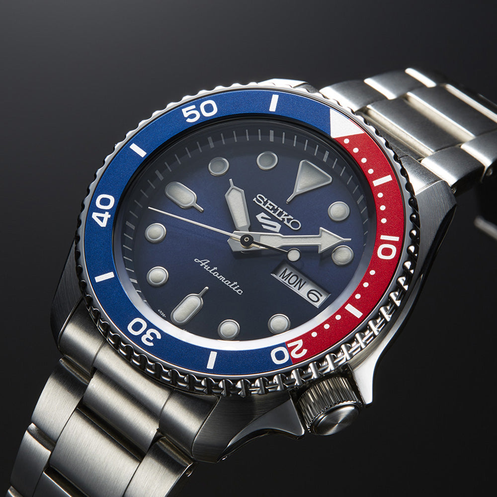 SEIKO SRPD53K1 SILVER STEEL BAND NAVY BLUE DIAL FOR MEN
