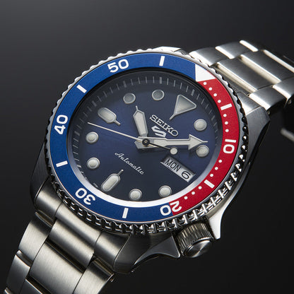 SEIKO SRPD53K1 SILVER STEEL BAND NAVY BLUE DIAL FOR MEN
