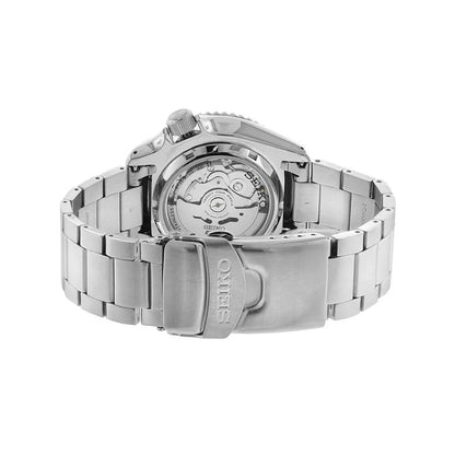 SEIKO SRPD55K1 SILVER STEEL BAND BLACK DIAL FOR MEN