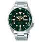 SEIKO SRPD63K1 SILVER STEEL BAND GREEN DIAL FOR MEN