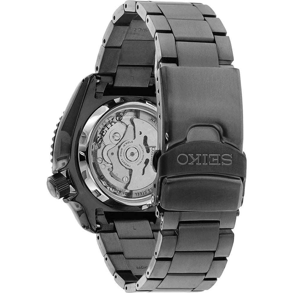 SEIKO SRPD65K1 BLACK STEEL BAND BLACK DIAL FOR MEN