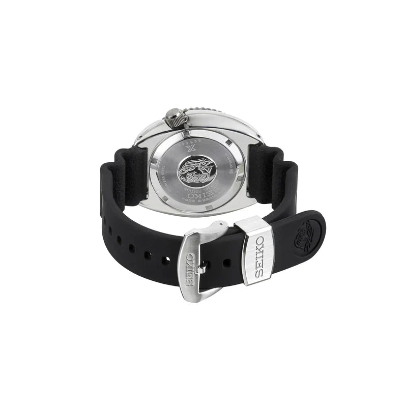 SEIKO SRPE93K1 BLACK RUBBER BAND BLACK DIAL FOR MEN