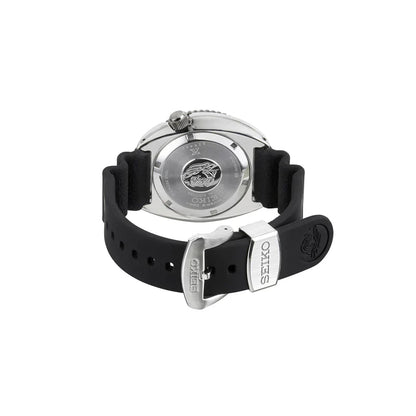 SEIKO SRPE93K1 BLACK RUBBER BAND BLACK DIAL FOR MEN