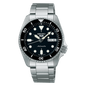 SEIKO SRPK29K1 SILVER STEEL BAND BLACK DIAL FOR MEN