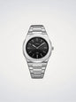 D1 MILANO D1-UHBJ01 SILVER STEEL BAND BLACK DIAL FOR MEN