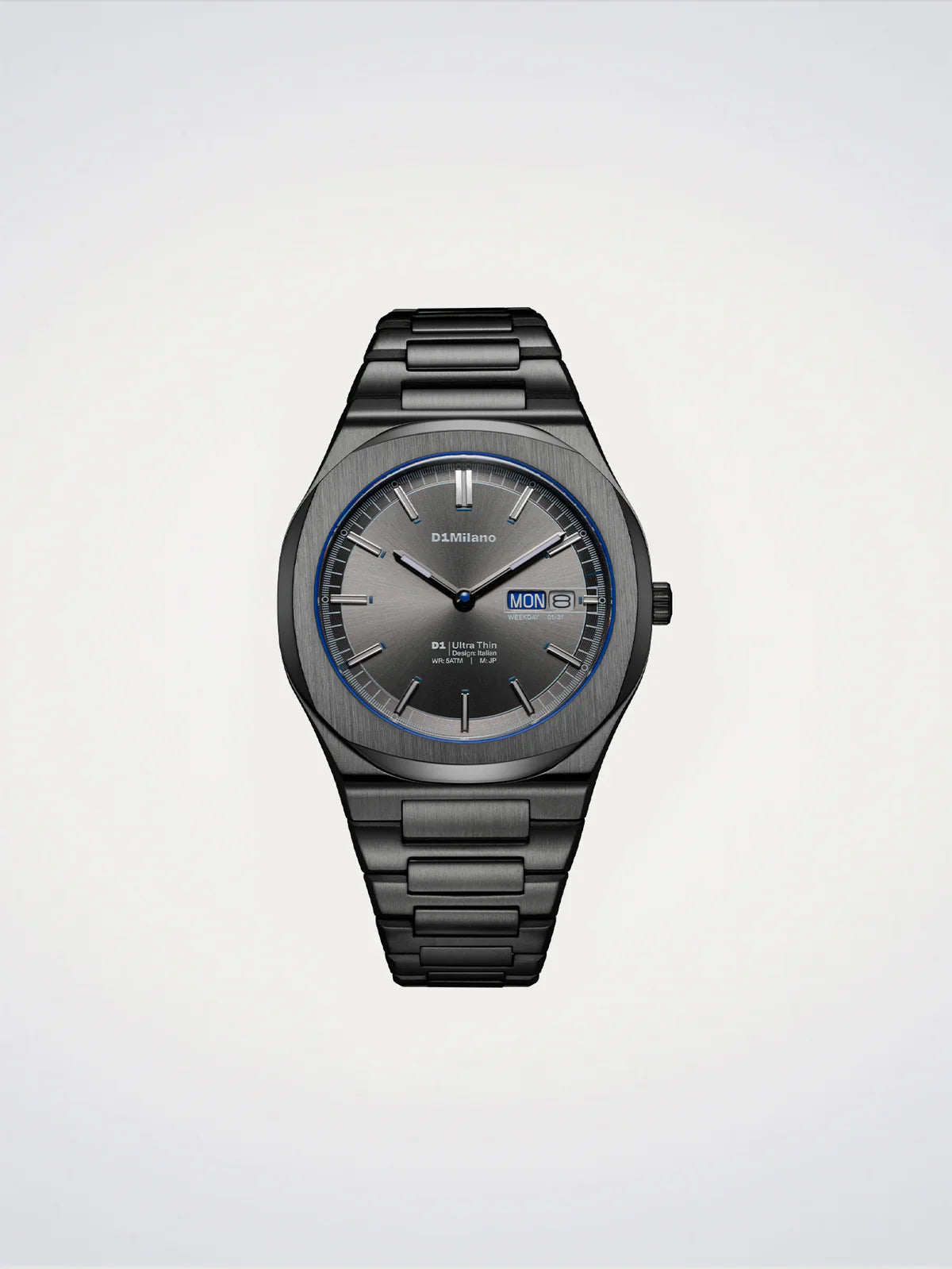 D1 MILANO D1-UHBJ08 GREY STEEL BAND GREY DIAL FOR MEN