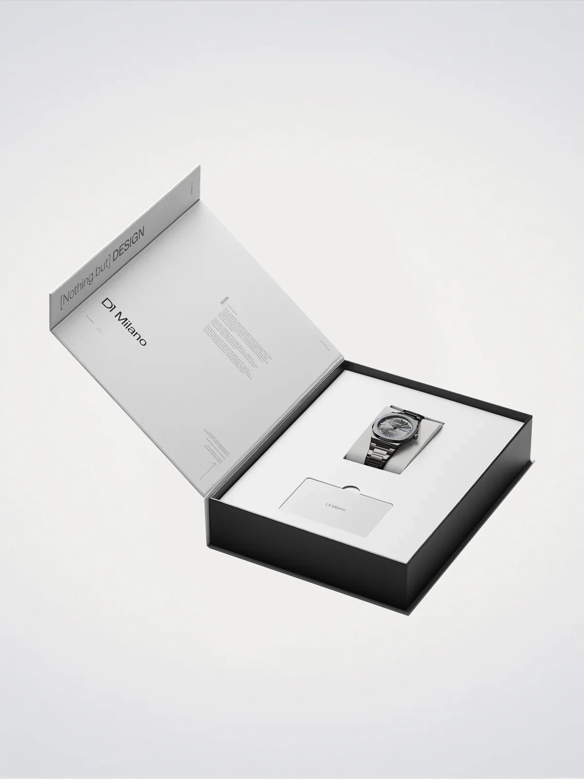 D1 MILANO D1-UHBJ08 GREY STEEL BAND GREY DIAL FOR MEN