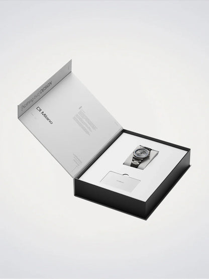 D1 MILANO D1-UHBJ08 GREY STEEL BAND GREY DIAL FOR MEN