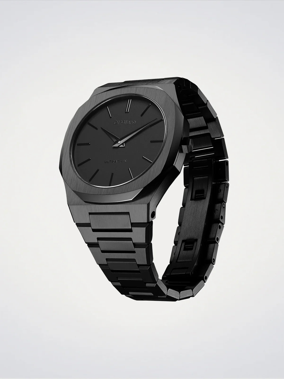 D1 MILANO D1-UTBJSH BLACK STEEL BAND BLACK DIAL FOR MEN