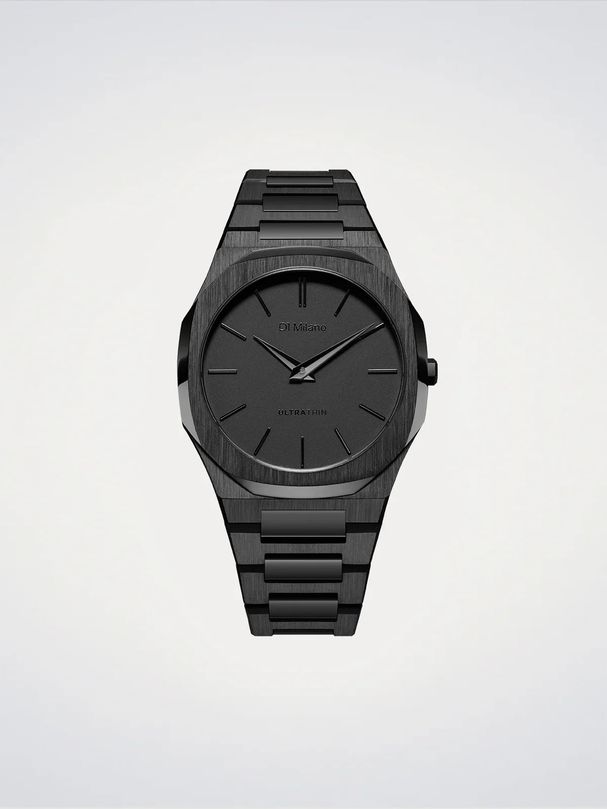 D1 MILANO D1-UTBJSH BLACK STEEL BAND BLACK DIAL FOR MEN