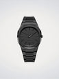 D1 MILANO D1-UTBJSH BLACK STEEL BAND BLACK DIAL FOR MEN