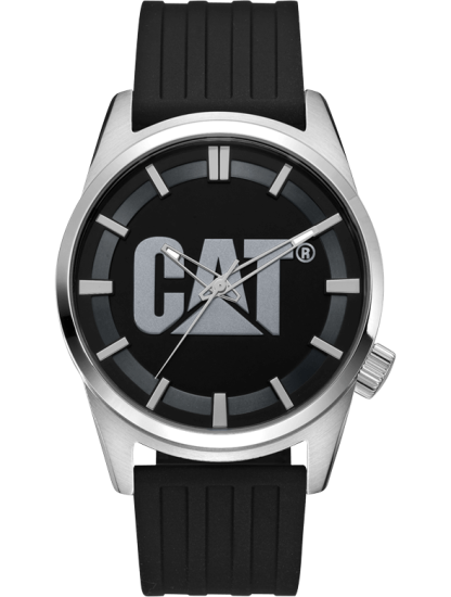 CAT YV.140.21.122 Black Rubber Band Black Dial For Men