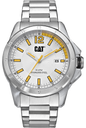 CAT YW.141.11.237 Silver Steel Band White Dial For Men