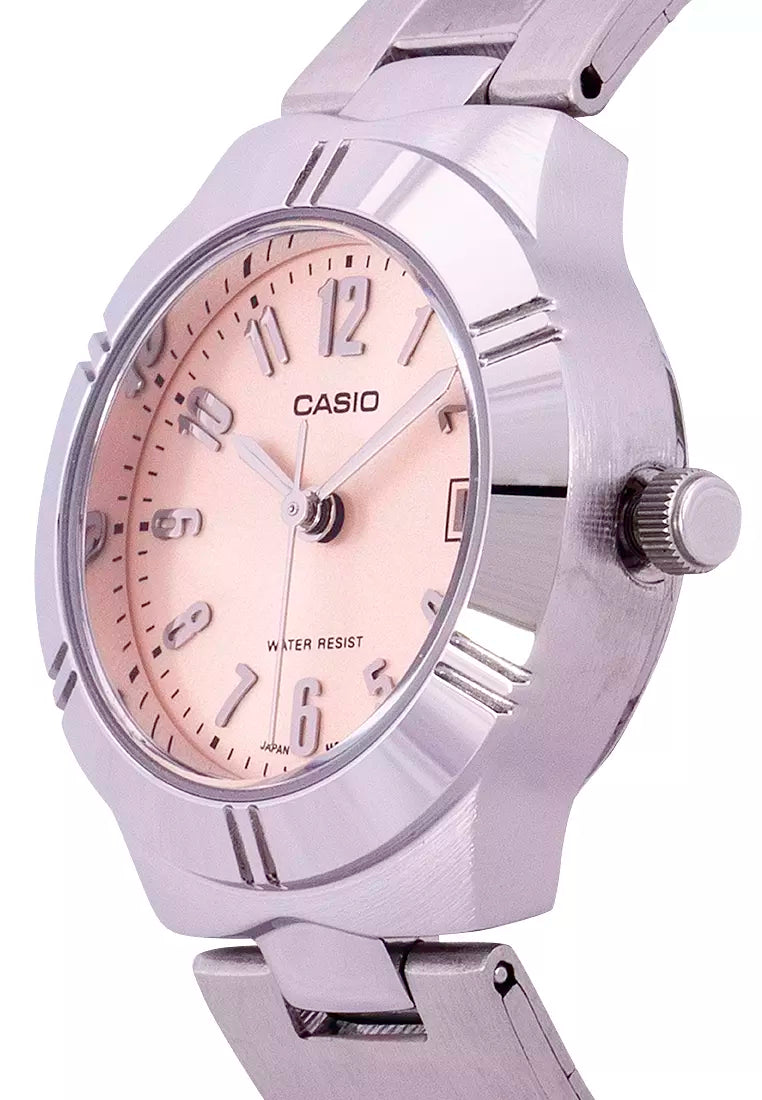 Casio LTP-1241D-4A3 Analog Womens Watch Date LTP-1241 Stainless Steel