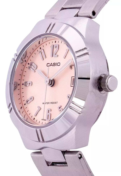 Casio LTP-1241D-4A3 Analog Womens Watch Date LTP-1241 Stainless Steel