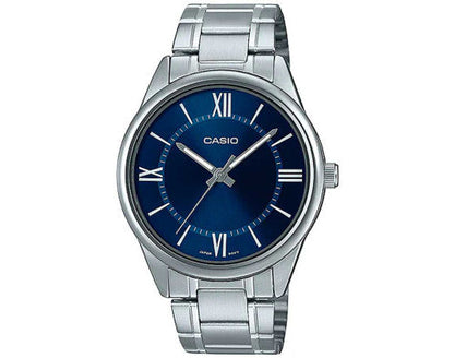 Casio Analog Blue Dial Men's Watch-MTP-V005D-2B5