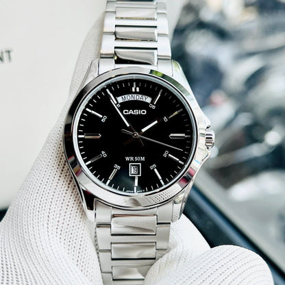 Casio Classic Silver Watch MTP1370D-1A1