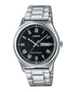 Casio Wristwatch Men's Mtp-V006D-1B Black Vintage Steel