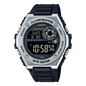 Casio Mens Digital 100M Watch MWD-100H-1B Black/Silver