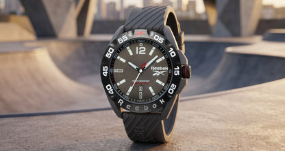 Reebok RV-EMB-G3-PAIA-AW Grey Rubber Band Grey Dial For Men