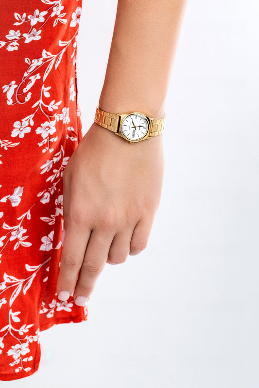 Casio LTP-V006G-7B Gold Stainless Steel Watch for Women
