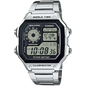 CASIO AE-1200WHD-1A Silver World Time Digital Watch