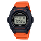 Casio Men's Digital Orange Resin Band Watch W-219H-4A