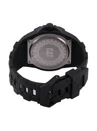 CAT LB.111.21.137 Black Rubber Band Black Dial For Men