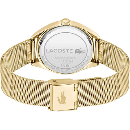 LACOSTE 2001499 GOLDEN STEEL BAND PINK DIAL FOR WOMEN